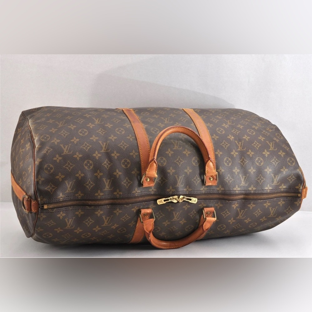 Authentic Louis Vuitton Monogram Keepall Bandouliere 60 Boston Bag - Picture 5 of 14